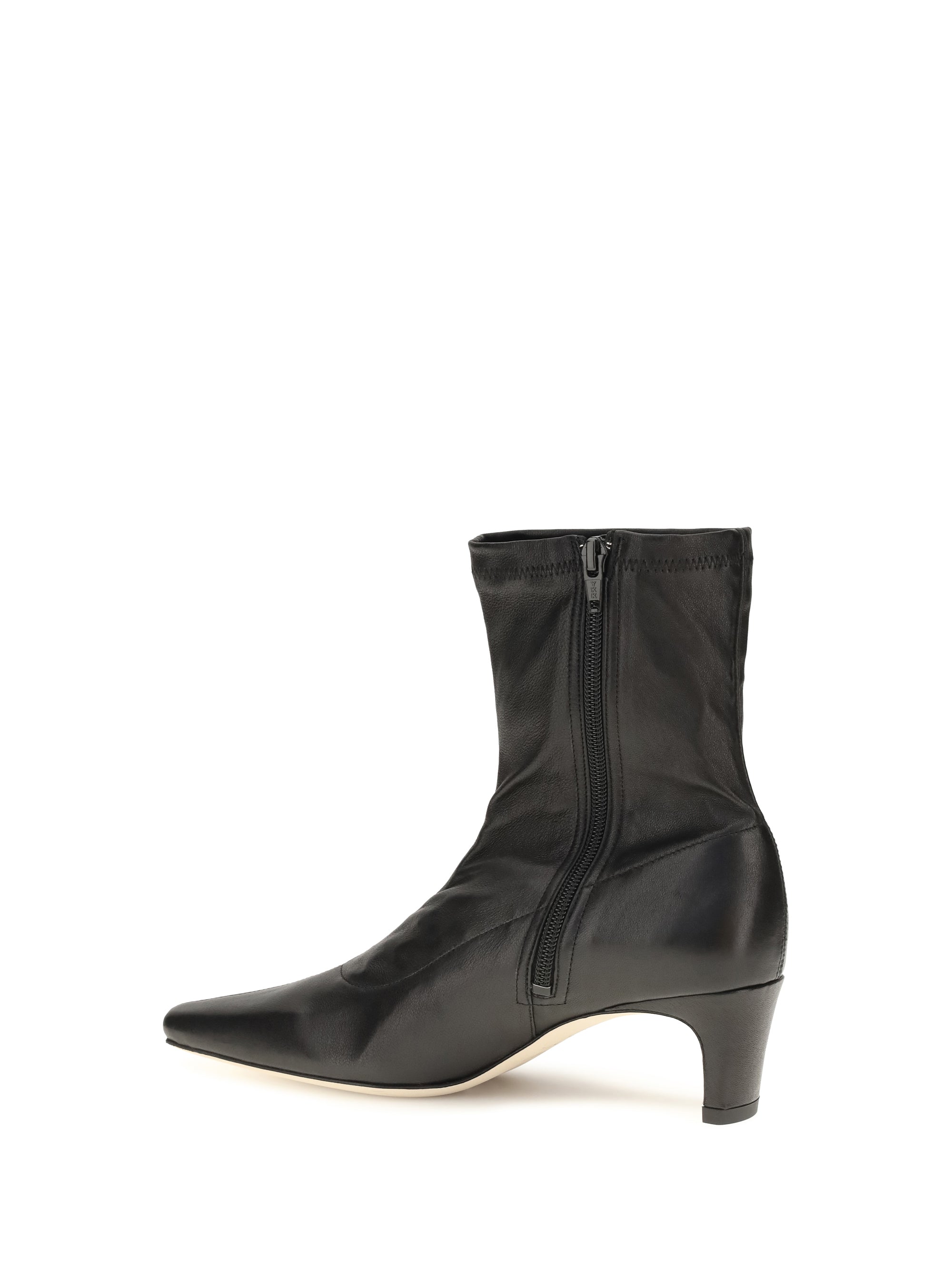 wally sock leather ankle boots