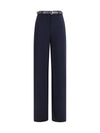 elegant pants with belt