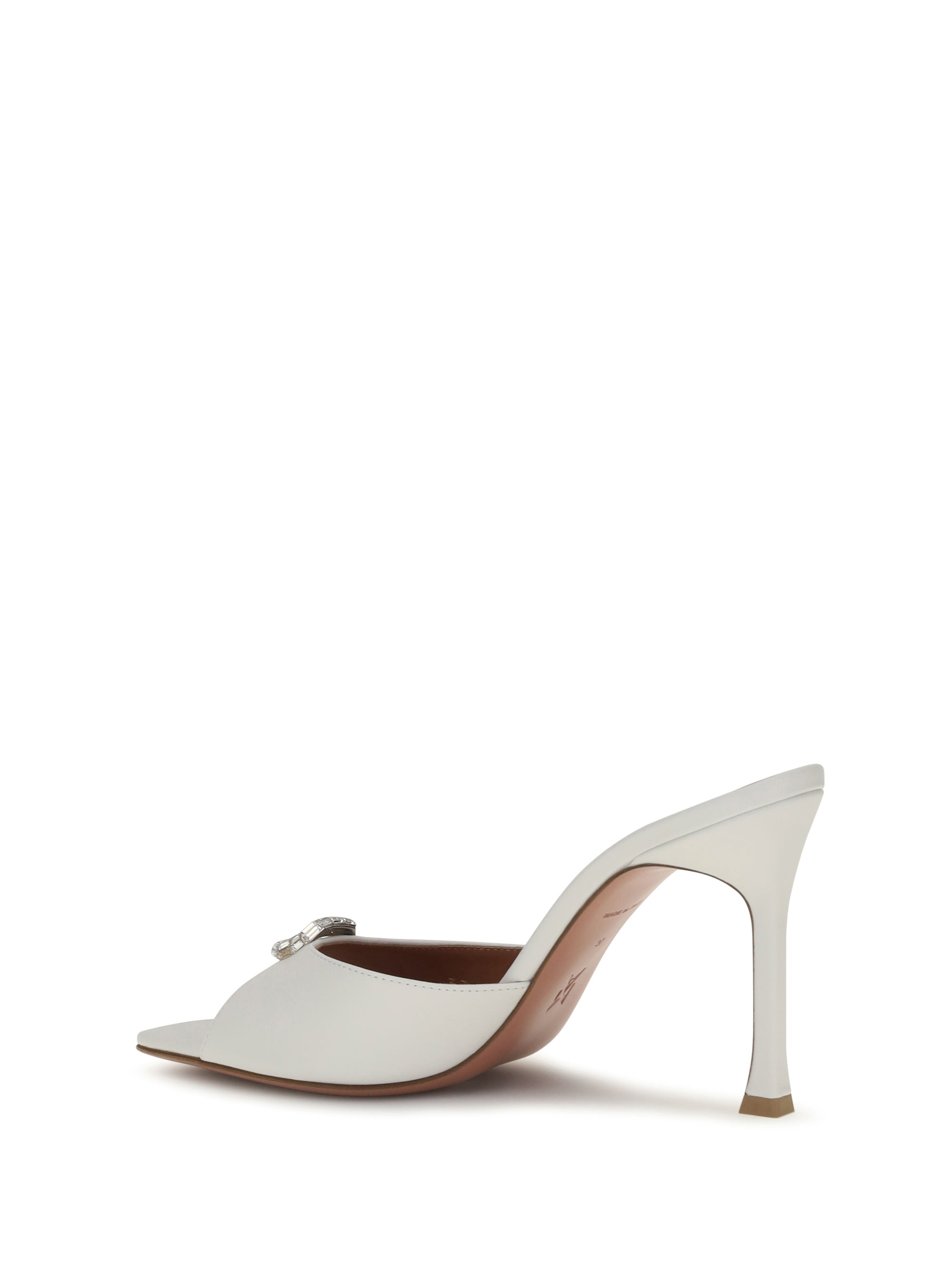 camelia leather mule sandals