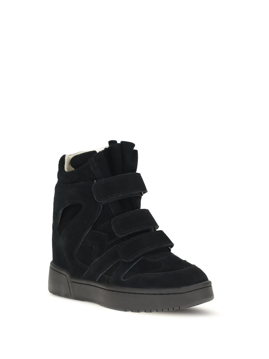 ISABEL MARANT 36 wedge leather sneakers im3-gz