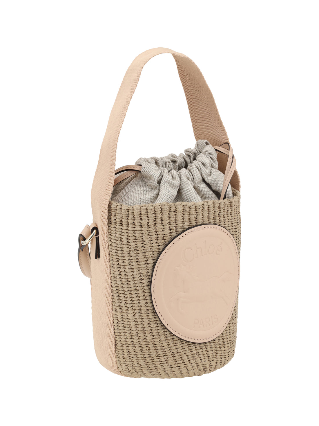 horse medal bucket bag