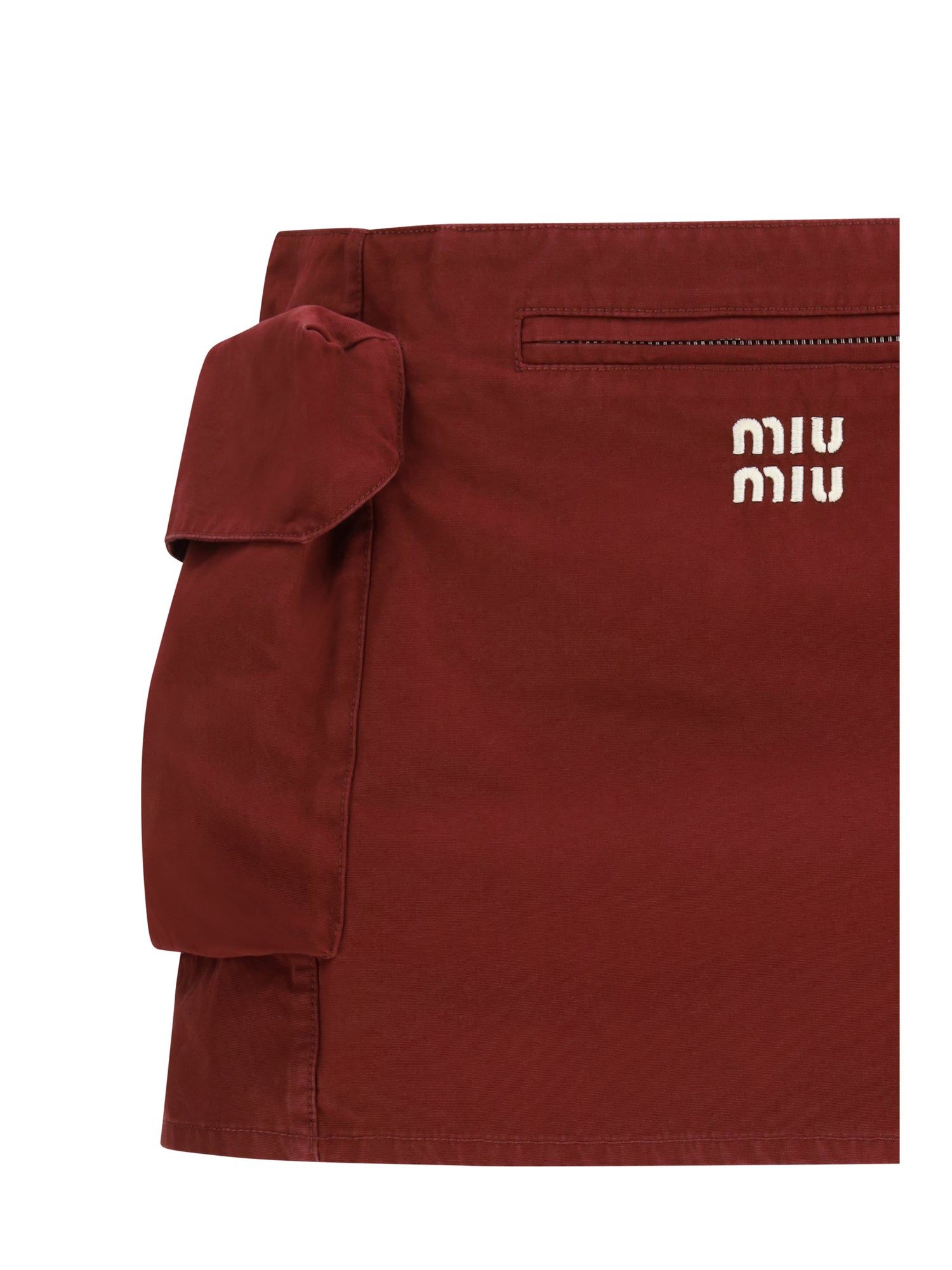 MIU MIU 40 cotton mini skirt 