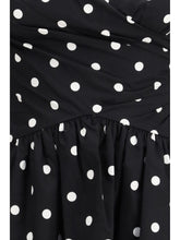SELF-PORTRAIT 6 polka dot cotton mini dress