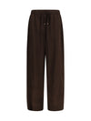 satin drawstring pants