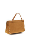postina jones suede top handle bag