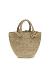 arona raffia bucket bag