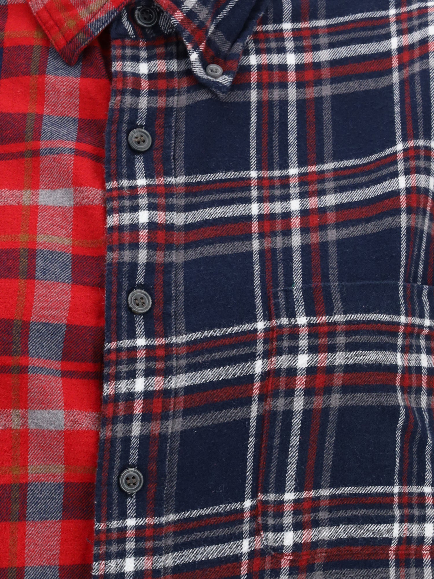 E.L.V. DENIM XS-S martha shirt check flannel