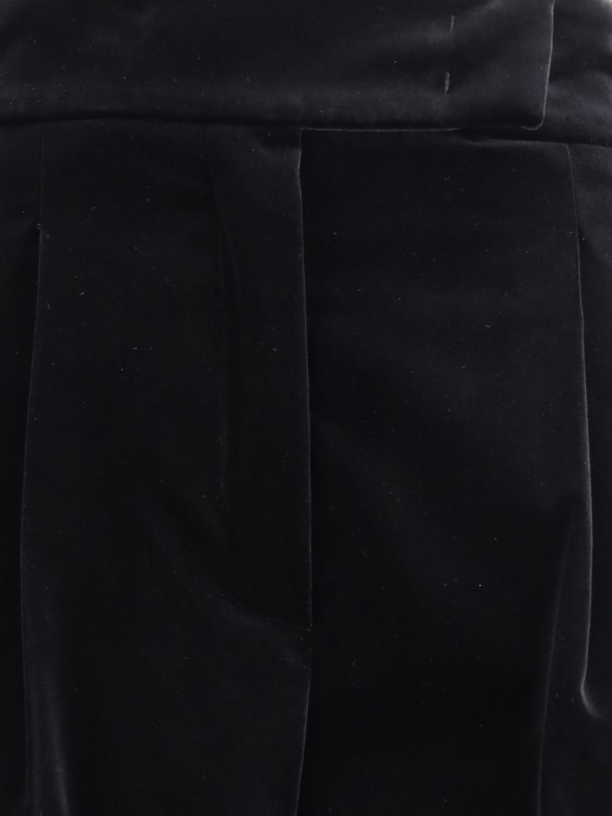 MAX MARA 38 velvet wide leg pants