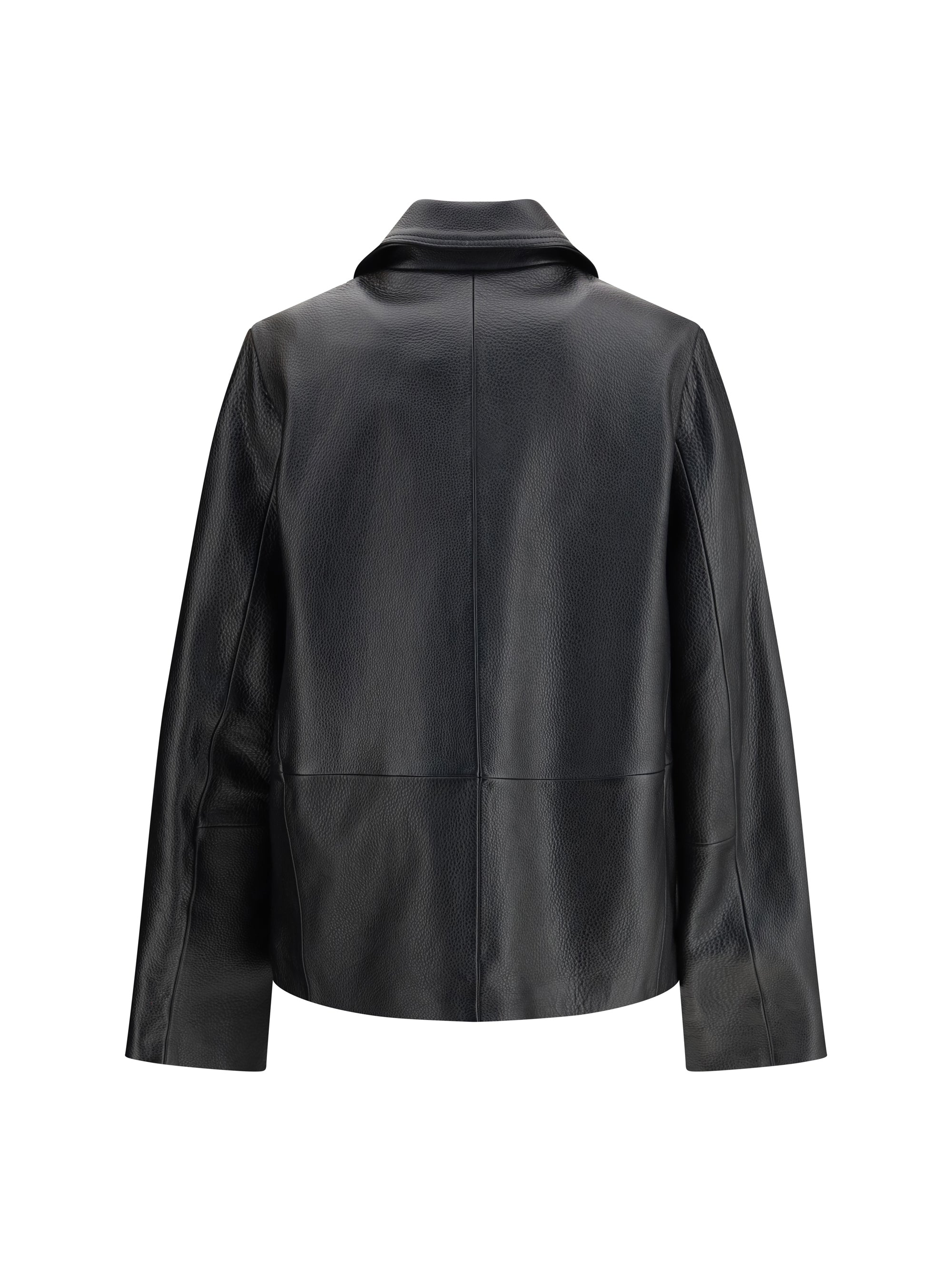 TOTEME 36 grained leather jacket
