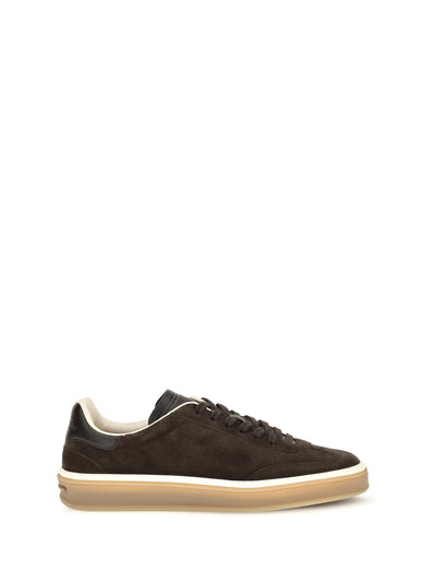 LORO PIANA 39 suede tennis walk sneakers 
