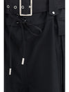 cotton shorts with belt