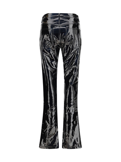 FIORUCCI 25 straight fit vinyl trousers