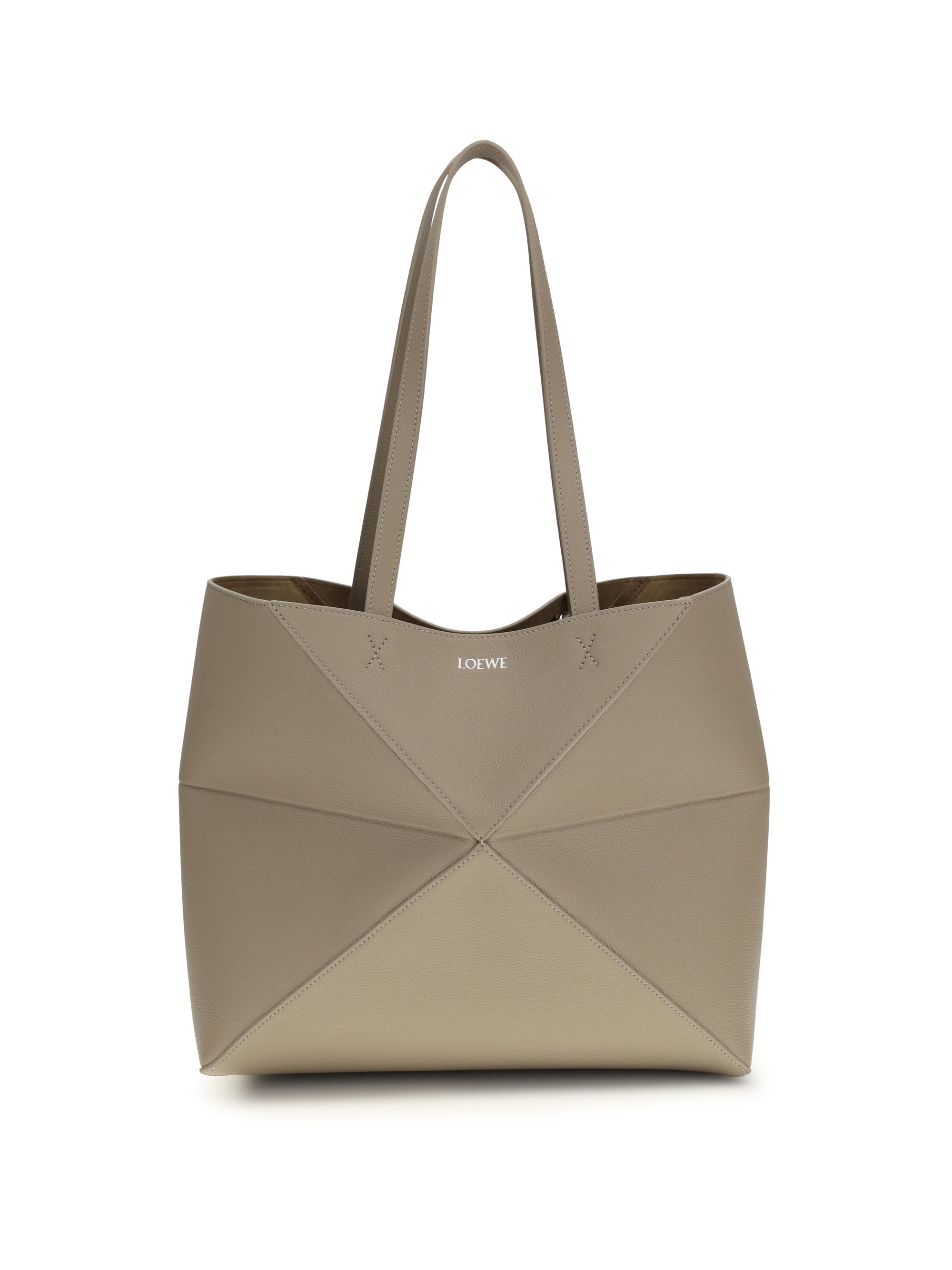 medium puzzle fold tote bag