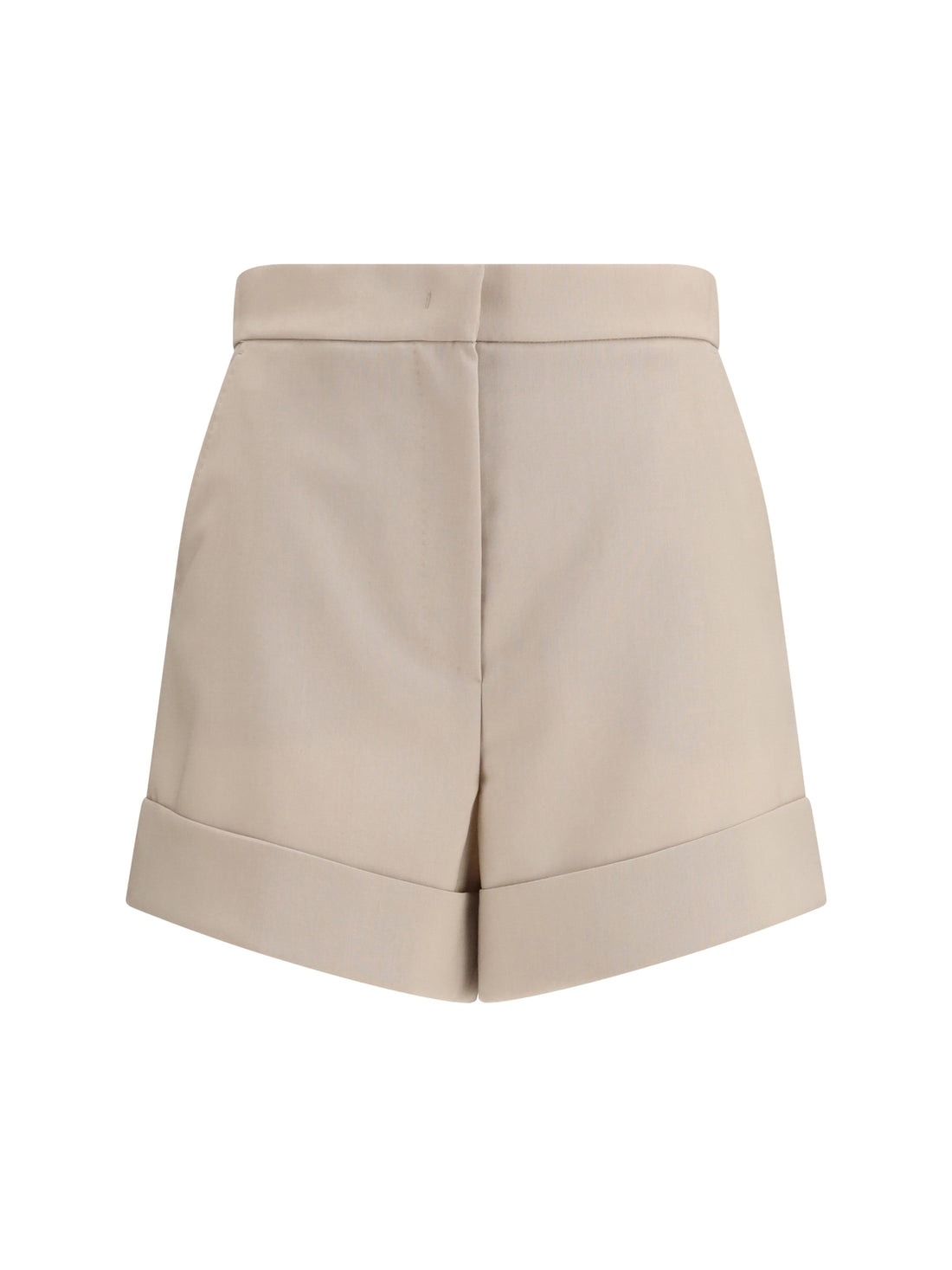 MAX MARA 38 mohair and silk canvas shorts 