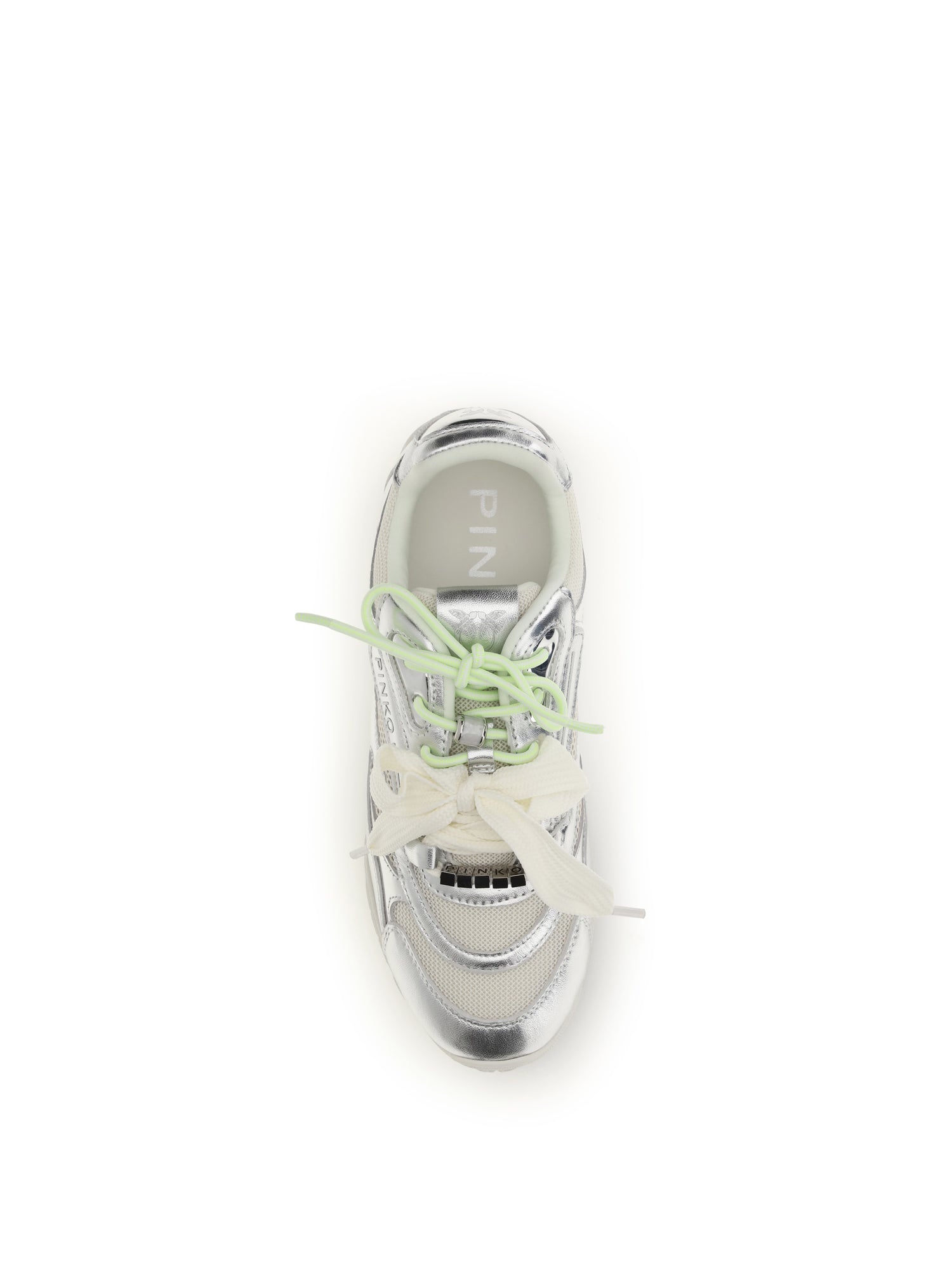 PINKO 36 yulia sneakers in mesh with leather inserts