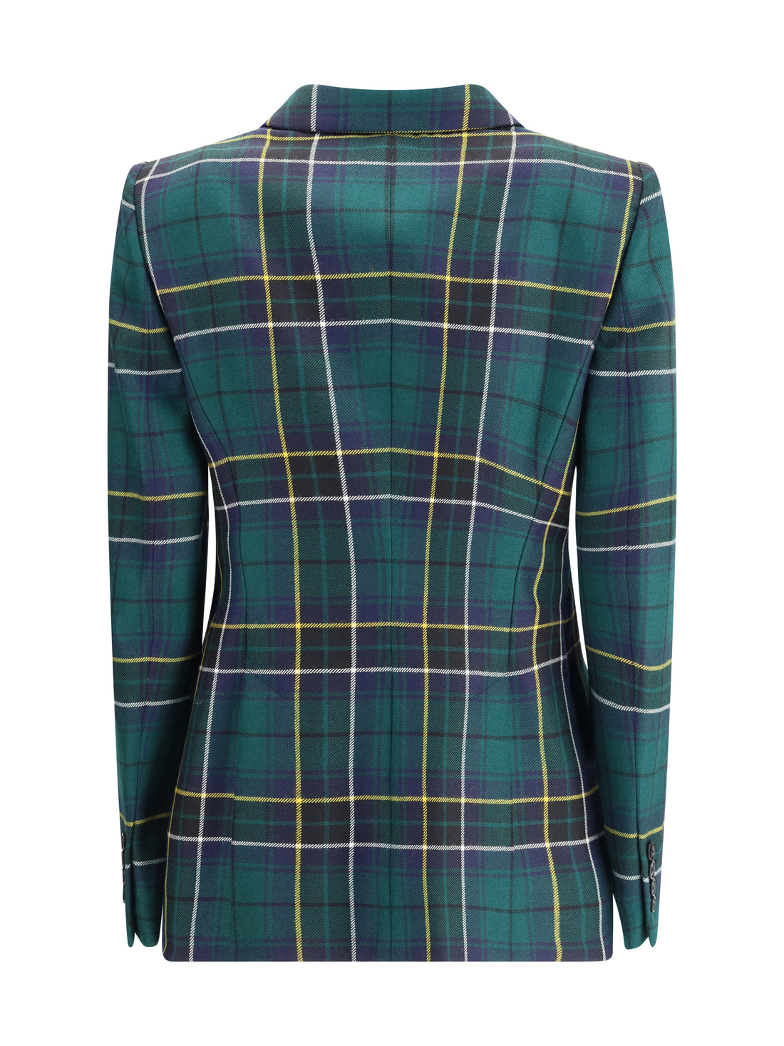 ALEXANDER MCQUEEN 44 check patterned blazer