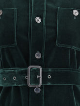 SAINT LAURENT 40 velvet saharan jacket