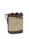 web stripe bucket bag