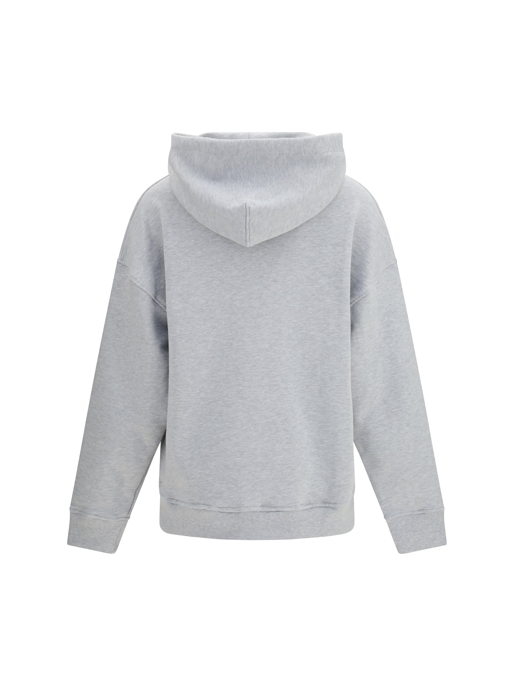 relaxed poodle-print hoodie