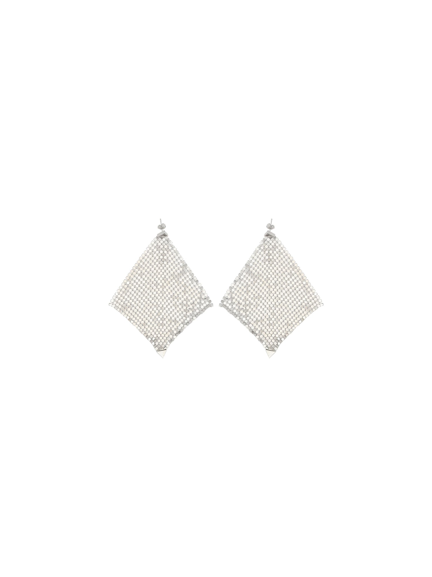 RABANNE OS pixel chainmail earrings