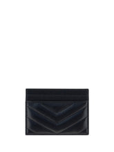 SAINT LAURENT OS lambskin card holder