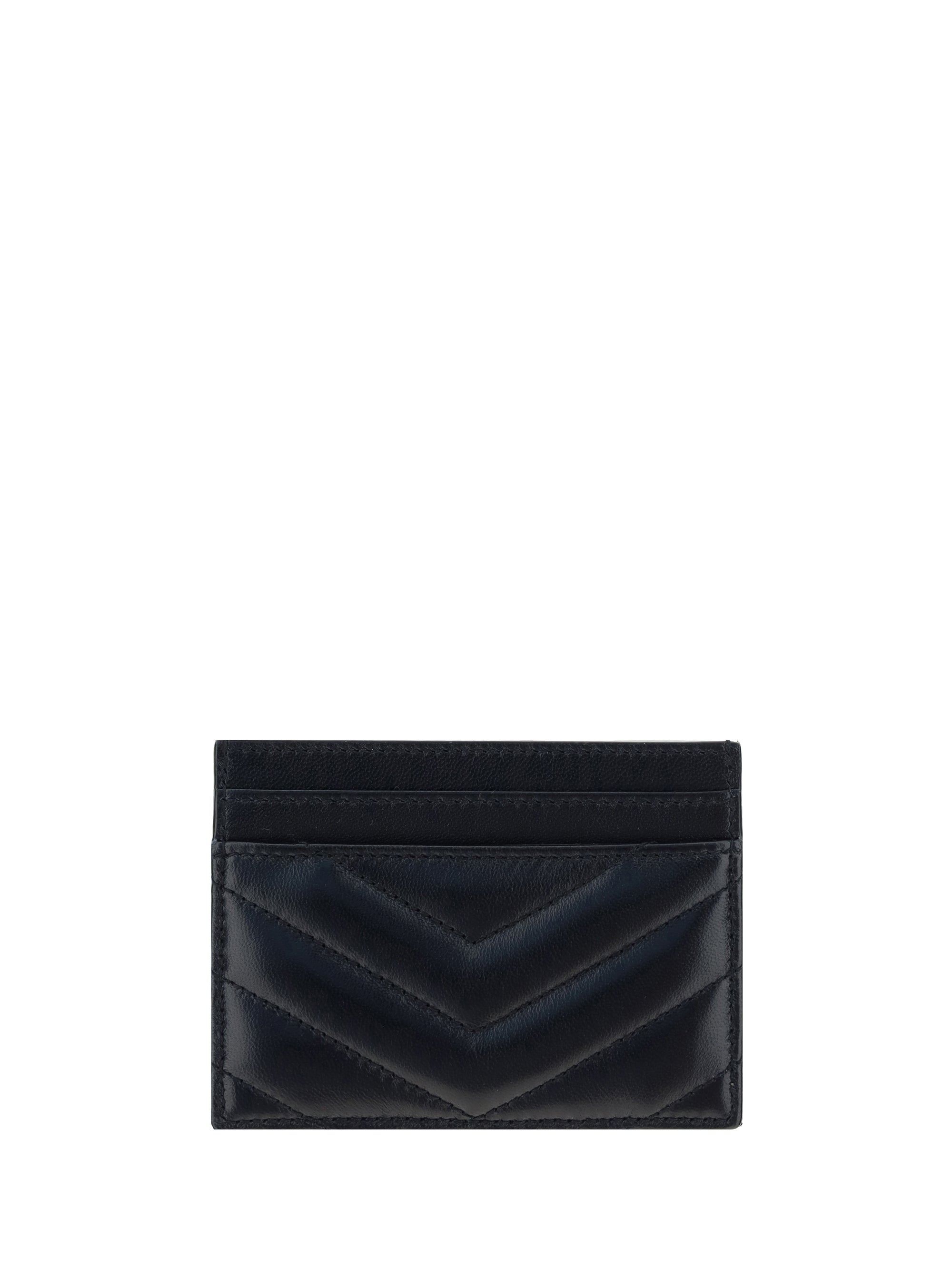 SAINT LAURENT OS lambskin card holder