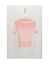 top knitwear marinier con logo