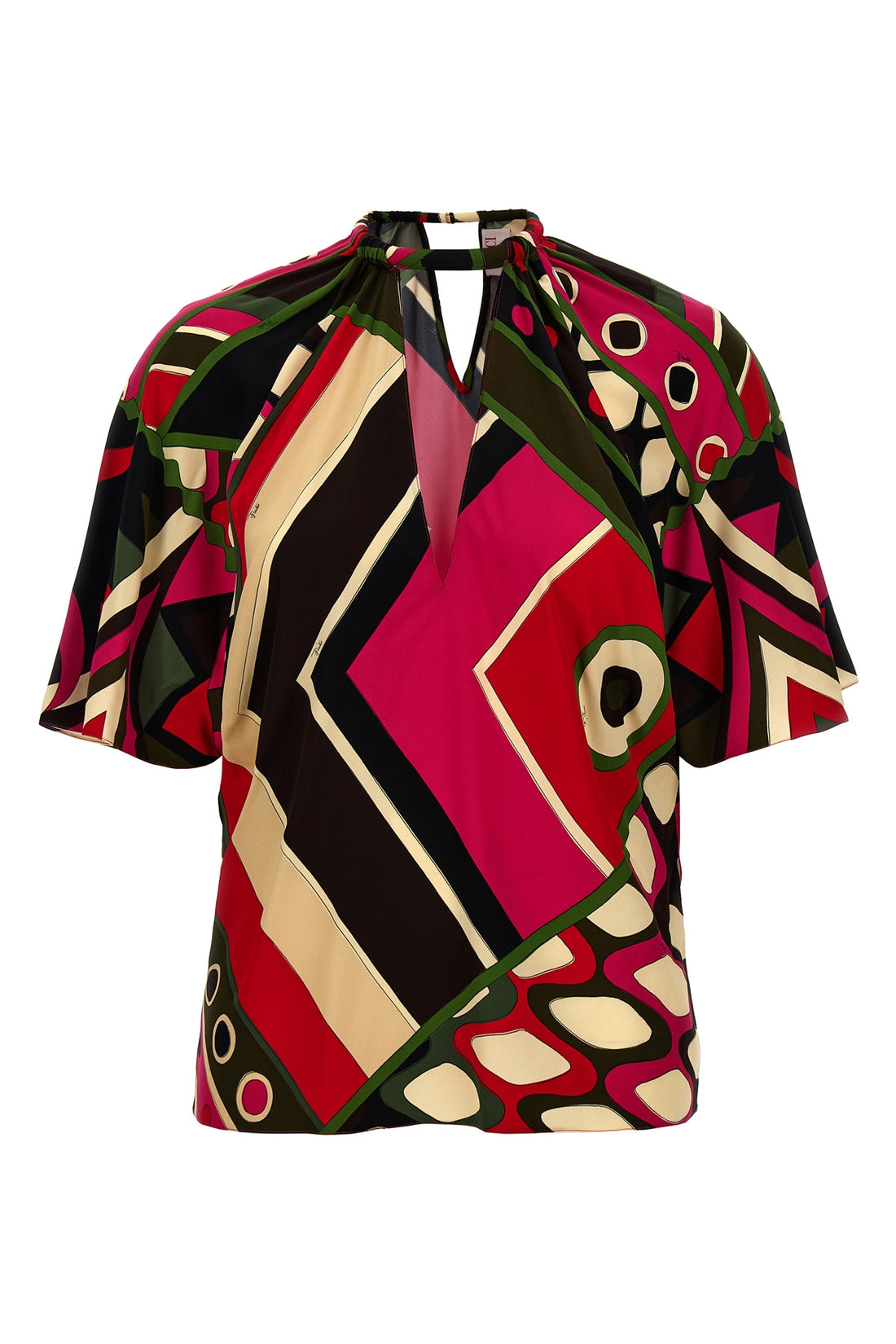 PUCCI M vivara printed silk top