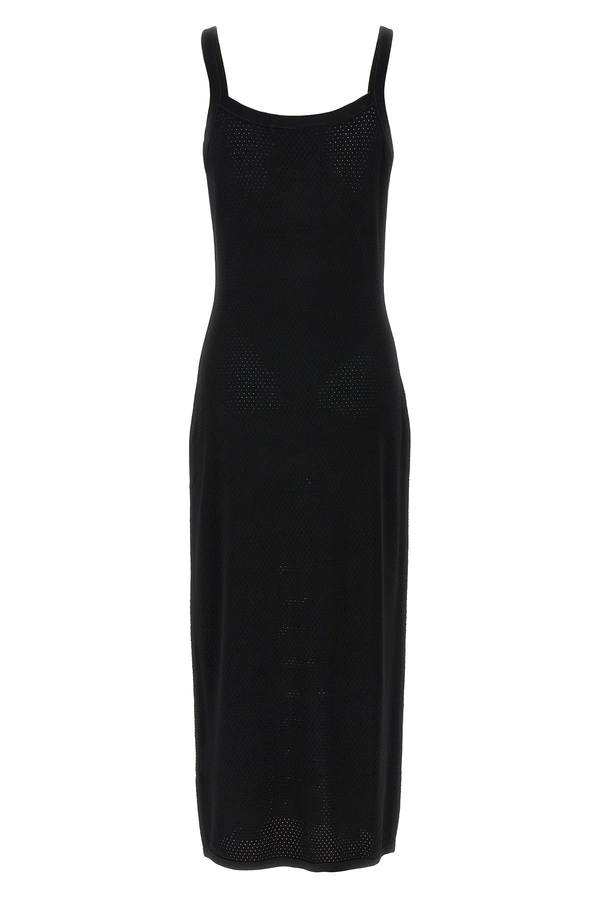 openwork mesh dress