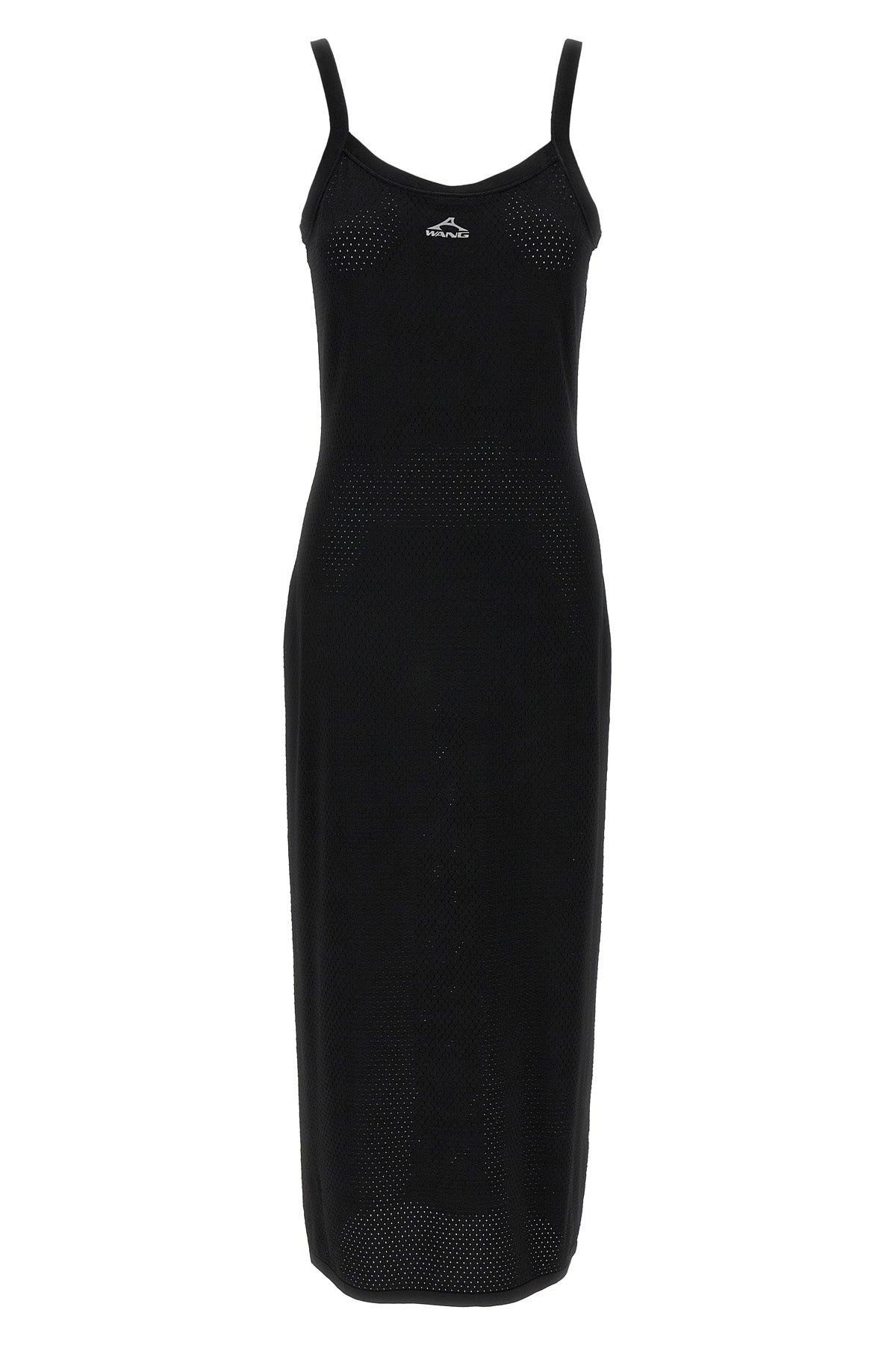 openwork mesh dress