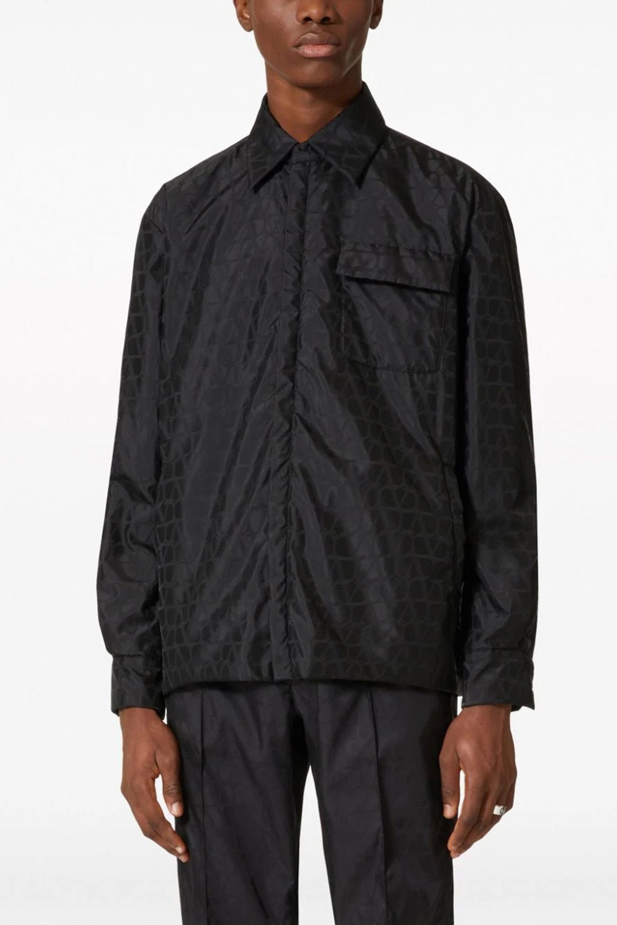 reversible nylon jacket