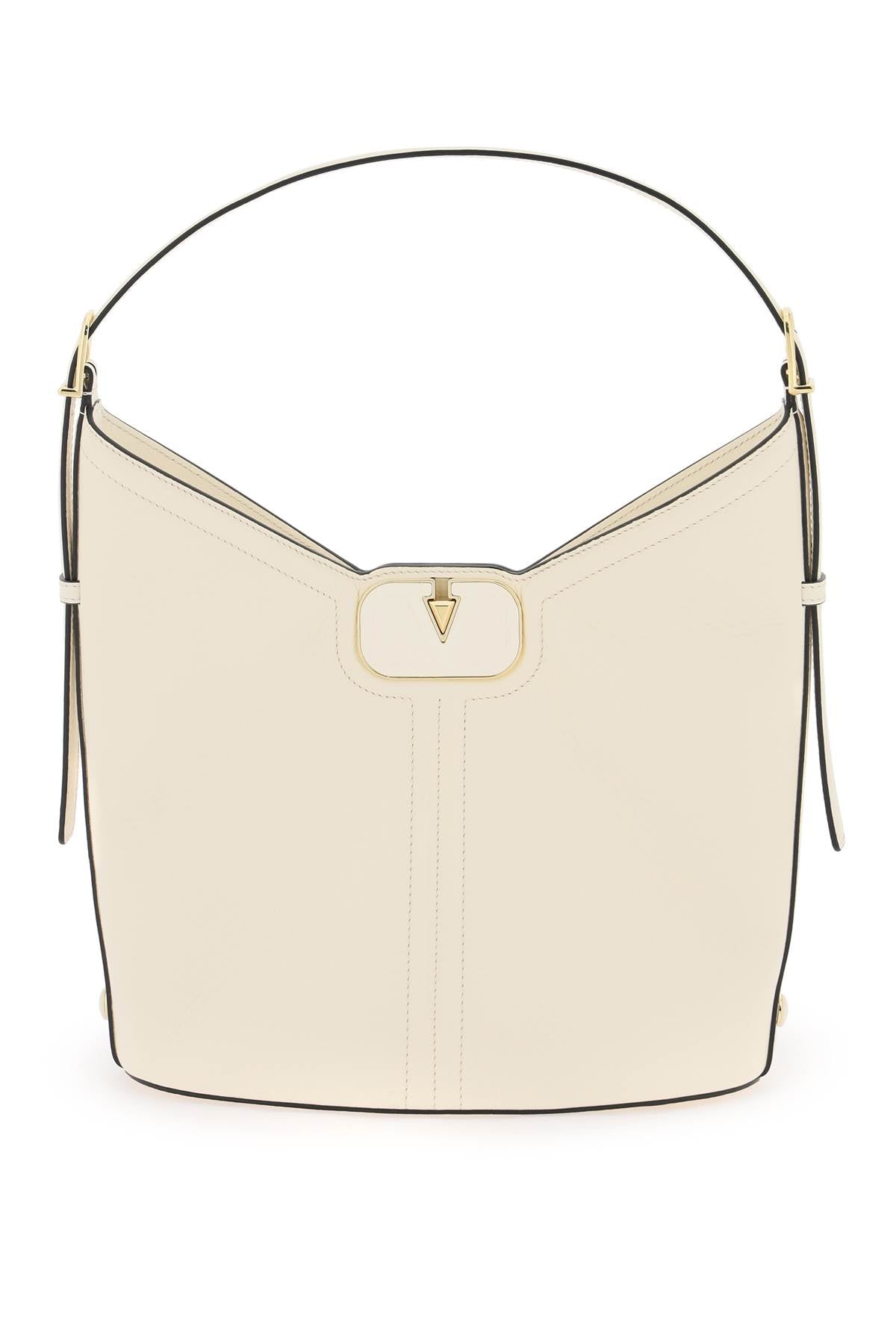 vlogo leather hobo bag