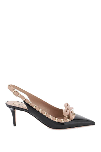 rockstud slingback pumps