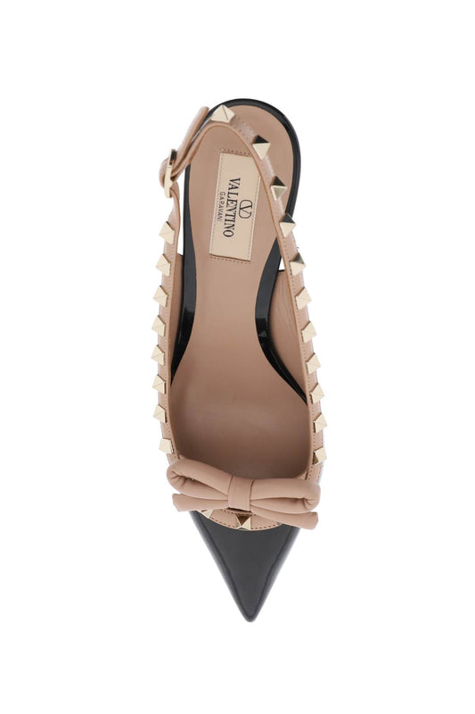 rockstud slingback pumps