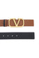 leather vlogo signature reversible belt