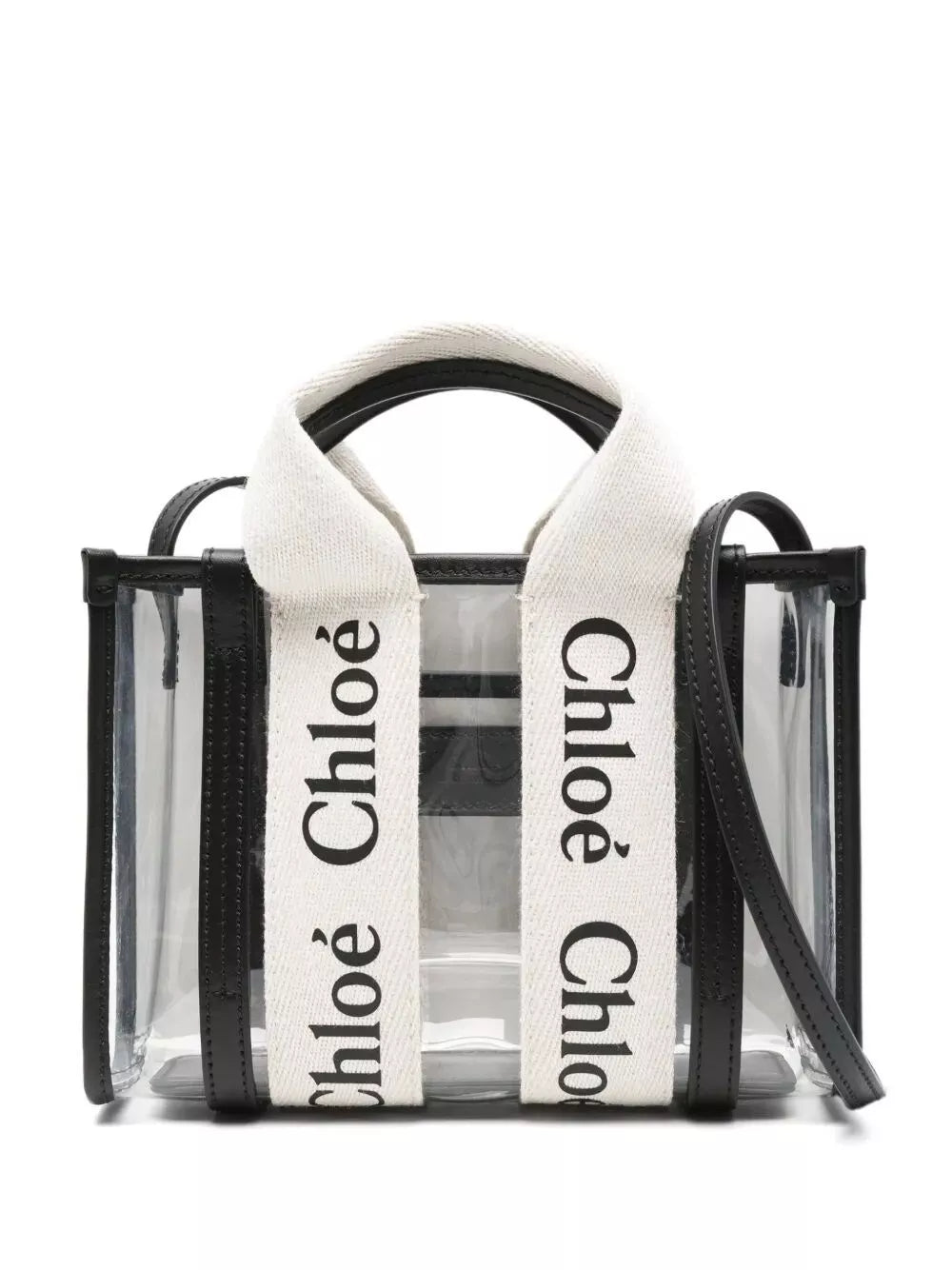 Chloé Mini Woody Tote Bag In Jelly &amp; Leather