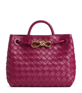 bottega-veneta-andiamo-small-dark-pink-leather-leather-bag