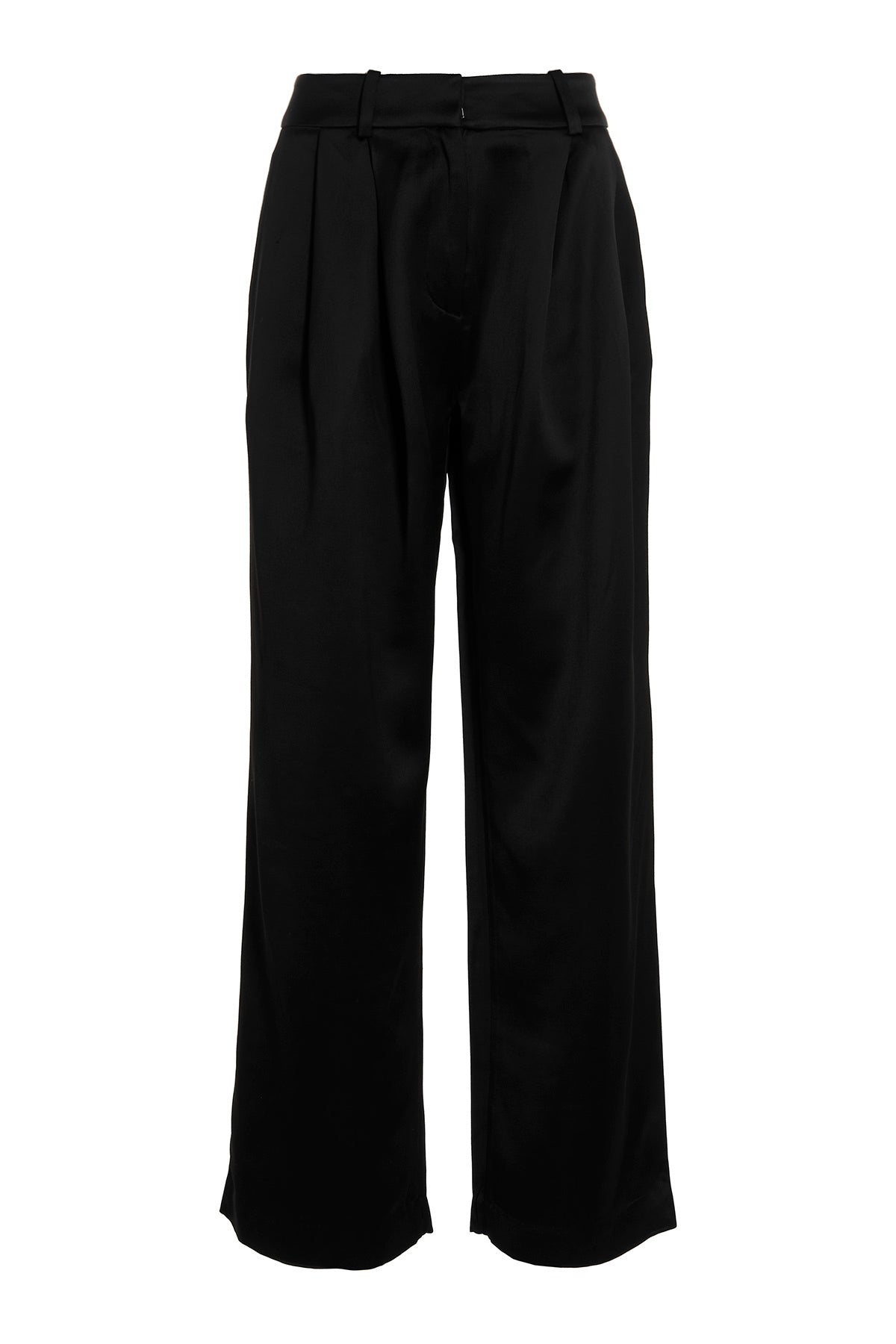 viscose and wool blend pants