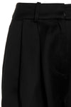viscose and wool blend pants