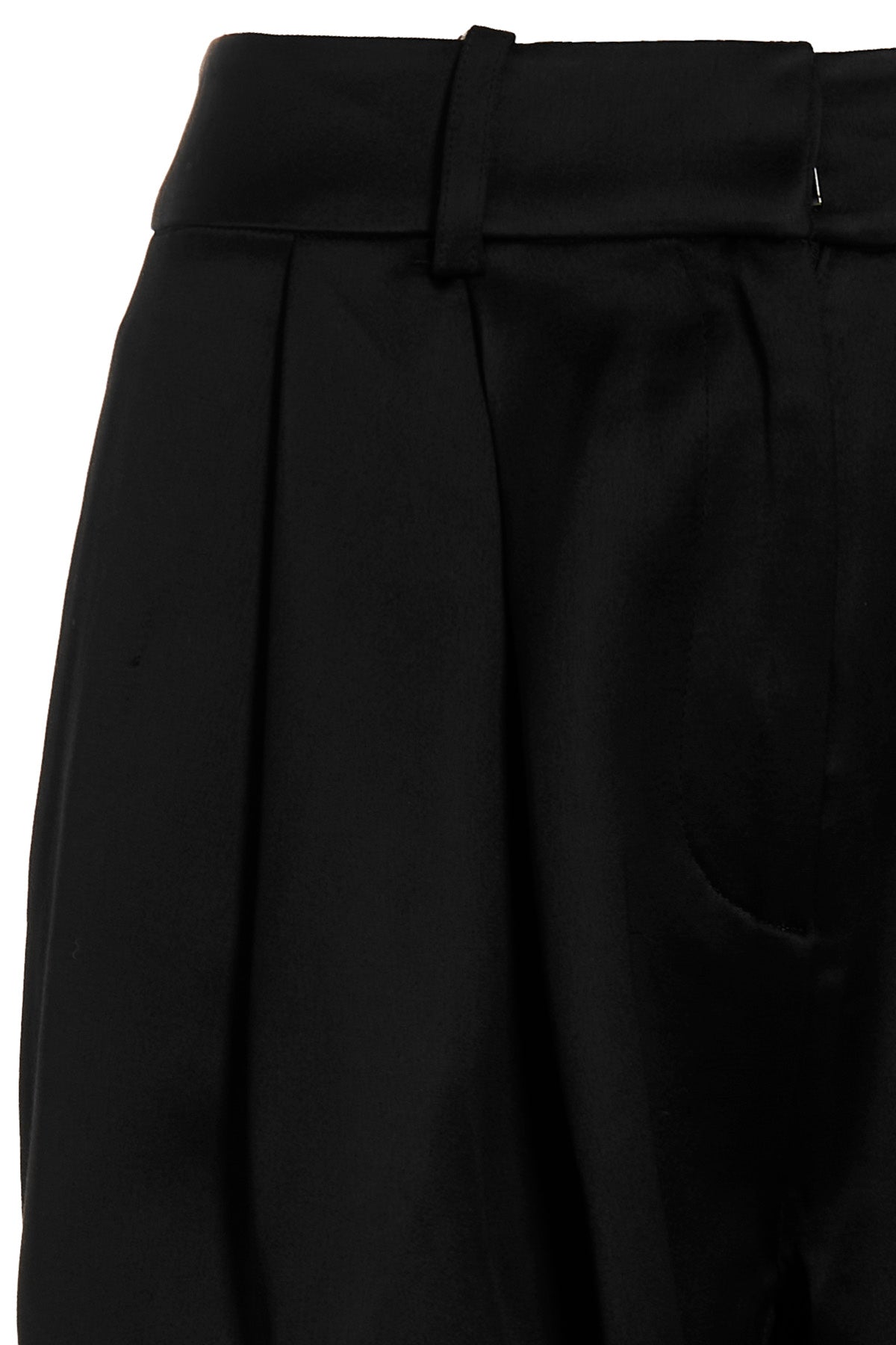 viscose and wool blend pants
