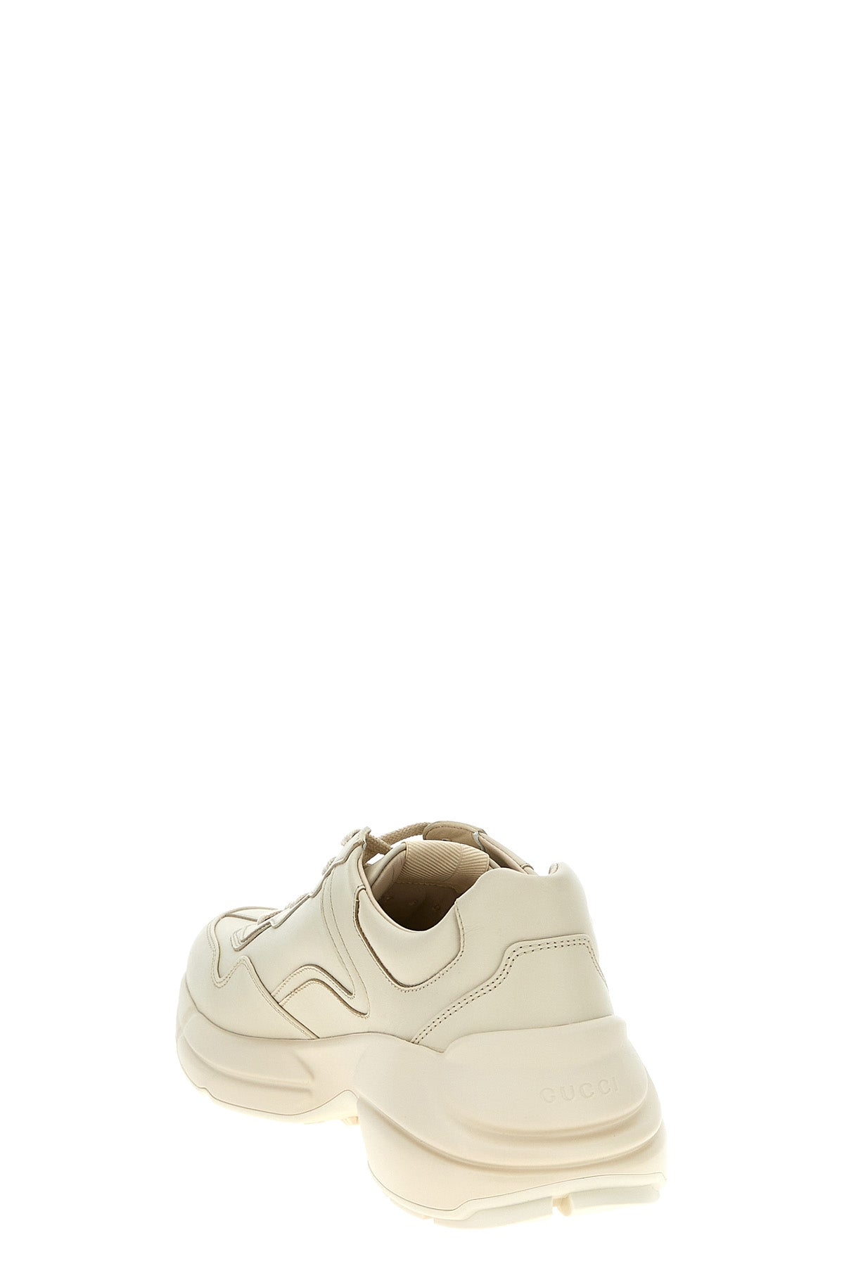 rhyton ivory leather sneakers