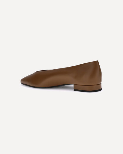 leather ballerinas
