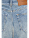 high-rise wide-leg denim jeans