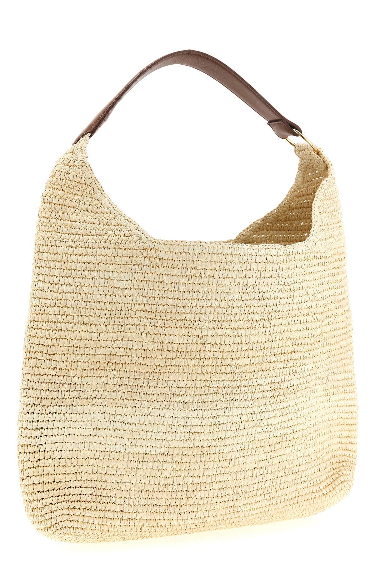 cristiana shoulder bag in hand-crocheted straw