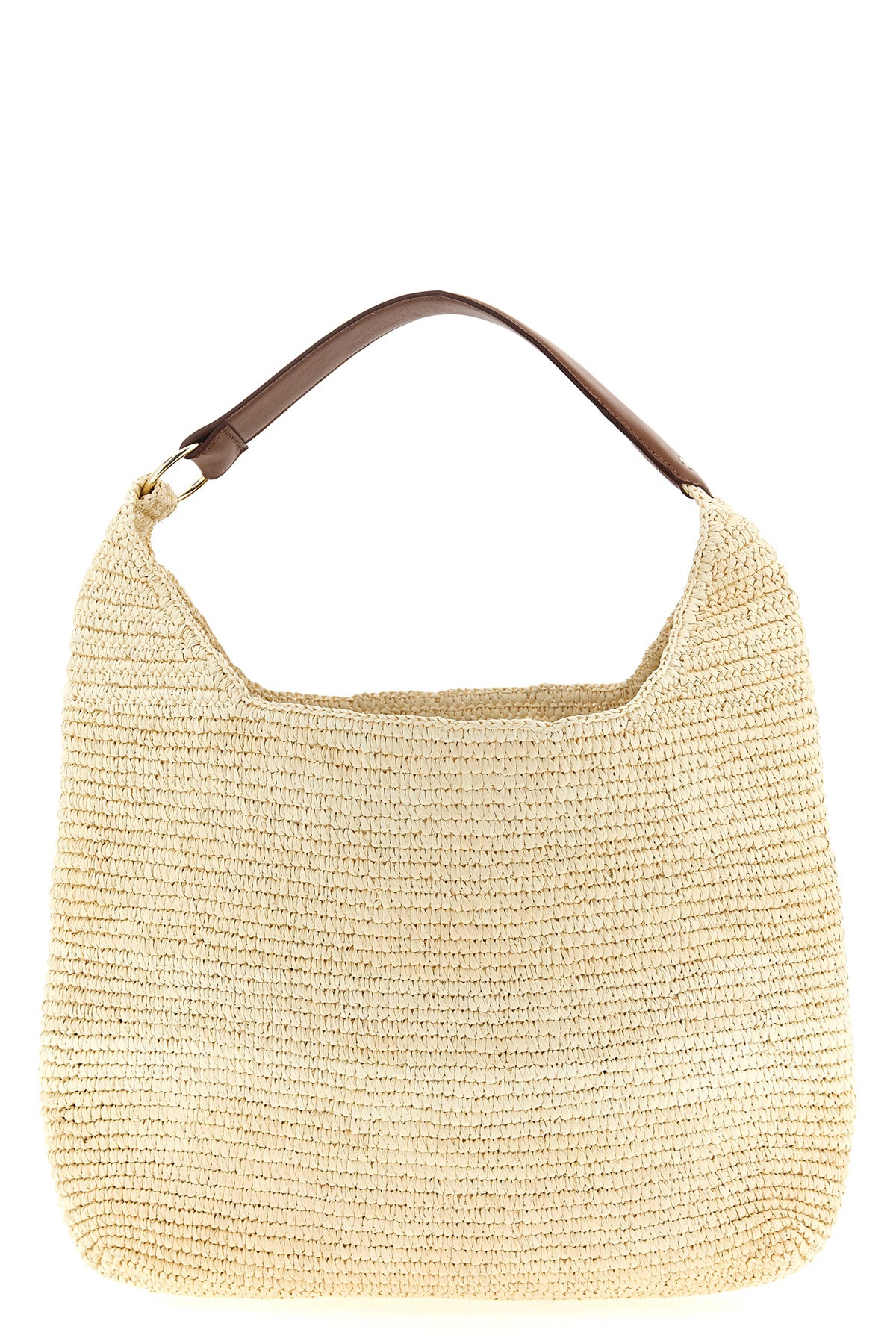 cristiana shoulder bag in hand-crocheted straw
