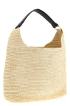 cristiana shoulder bag in hand-crocheted straw
