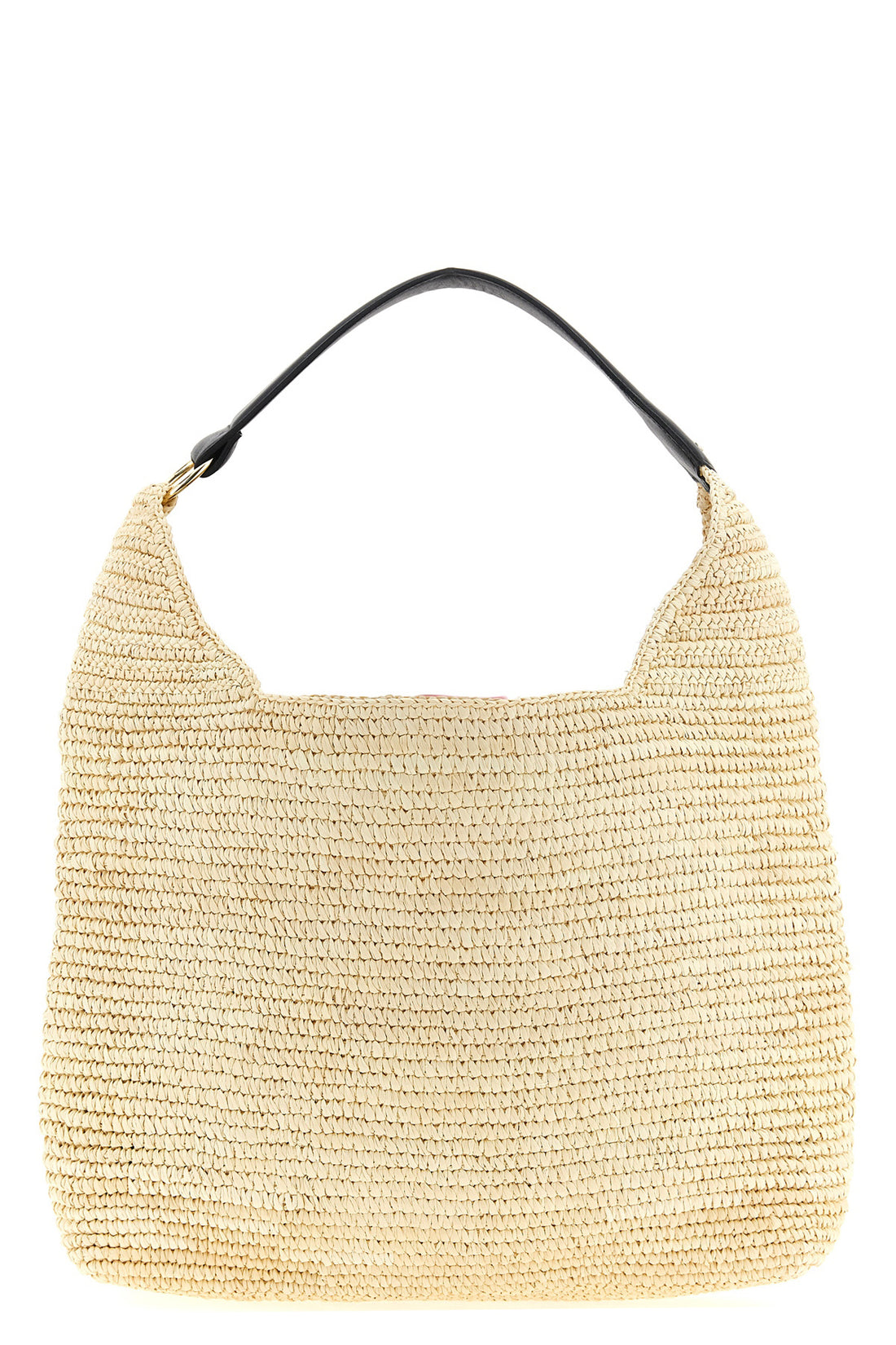 MAISON MICHEL OS cristiana shoulder bag in hand-crocheted straw