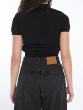 ALEXANDER WANG M cropped polo shirt with 3d logo