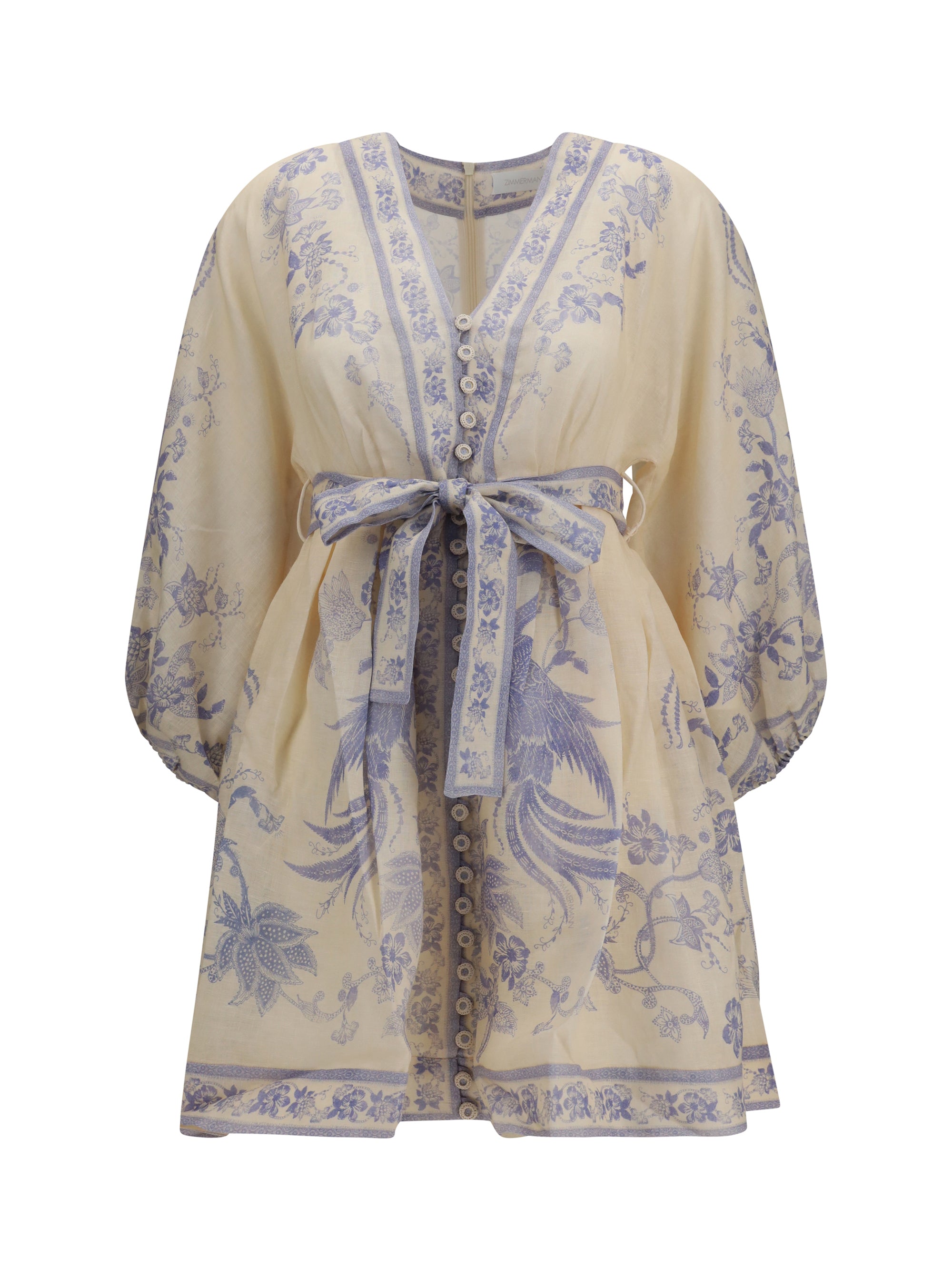 indra plunge mini dress