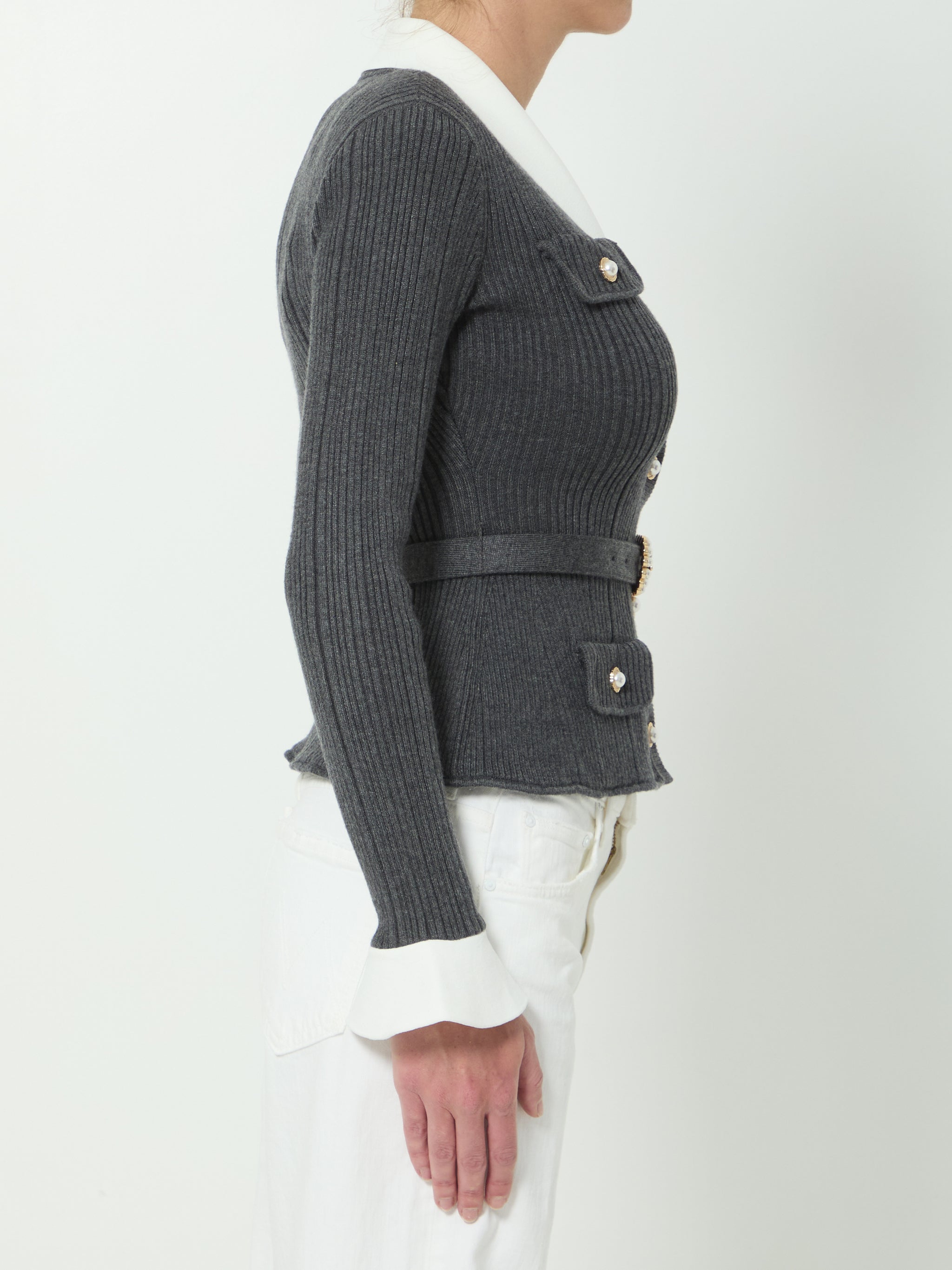ribbed knit cargidan